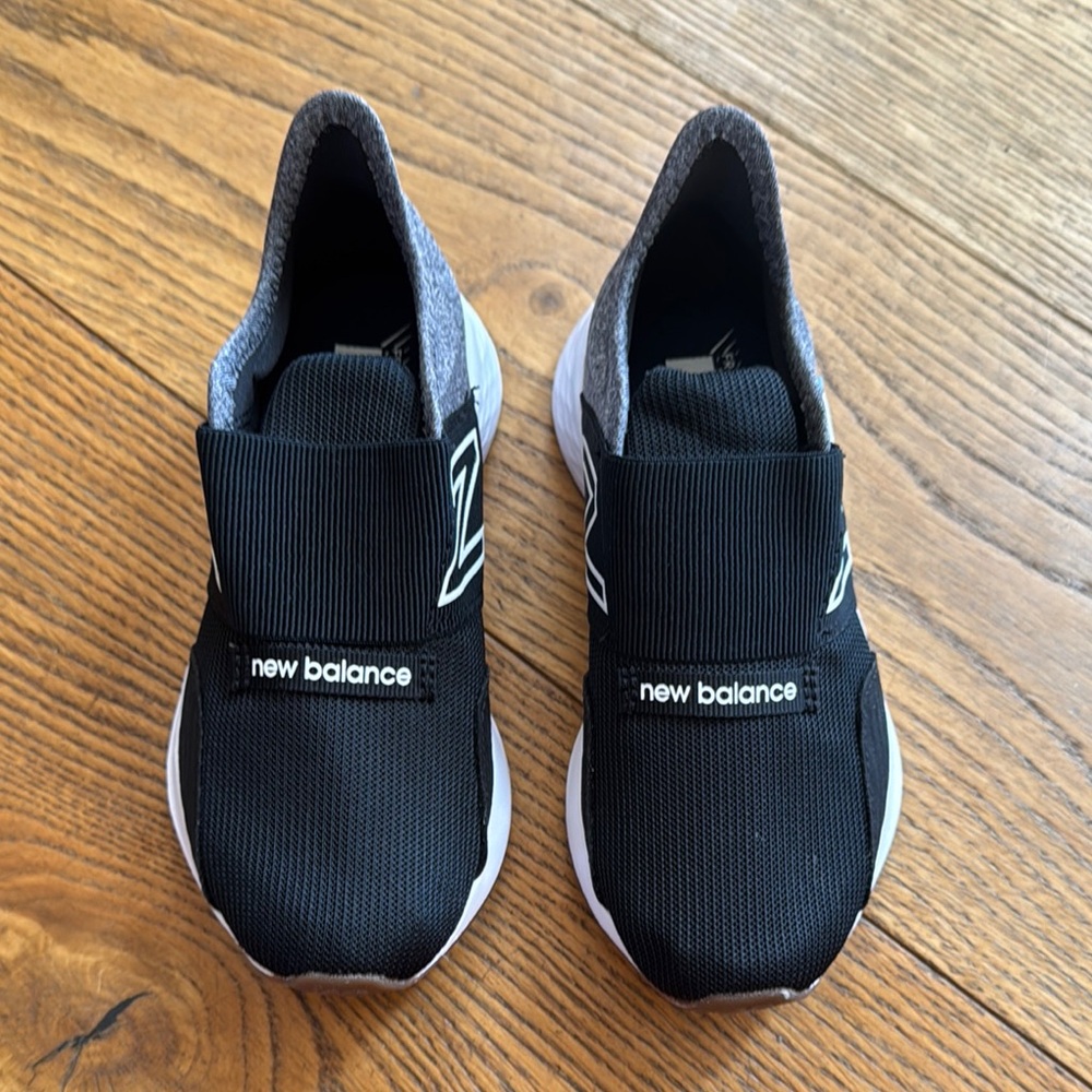 New Balance Kids Black Slip-On Shoes